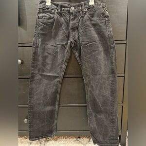 Men's Levi’s black 514 slim straight jeans